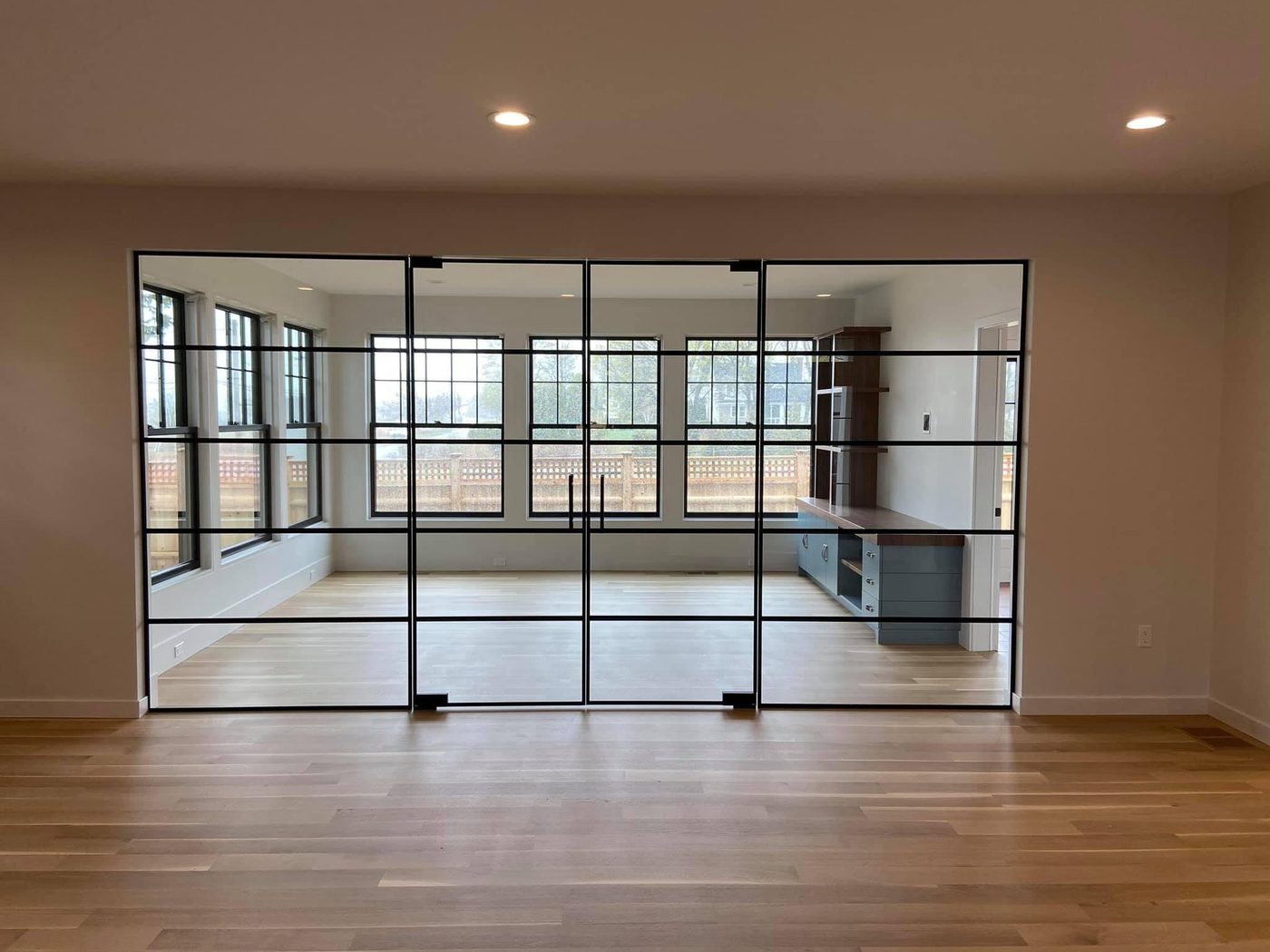 Commercial glass storefront and partitions in Teaneck, NJ
