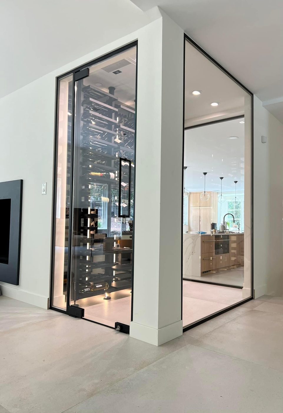 Commercial glass storefront and partitions in Fair Lawn, NJ