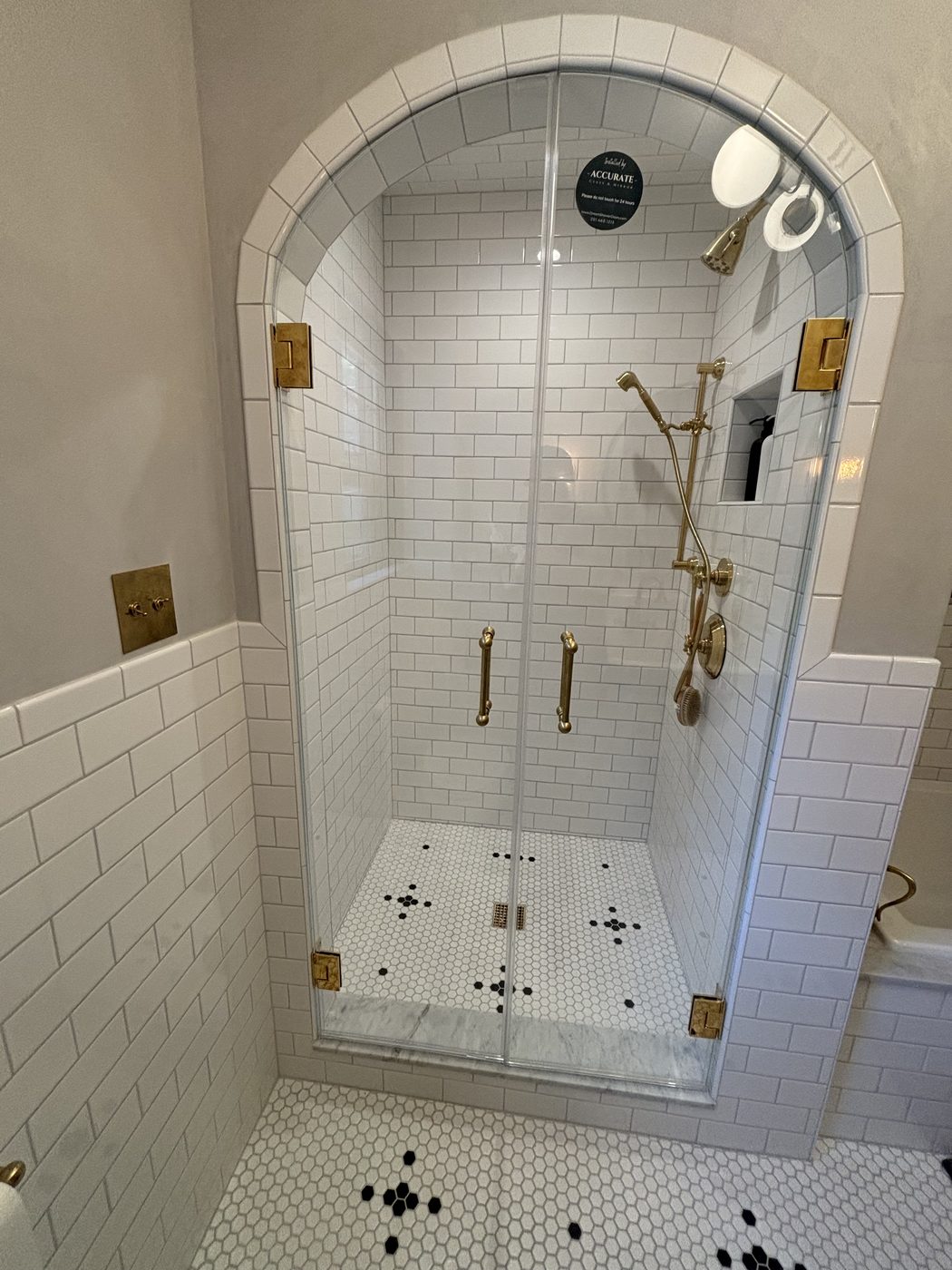 Steam shower glass enclosure in Paramus, NJ